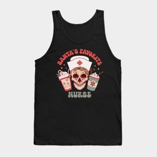 Santa's Favorite Nurse Tank Top